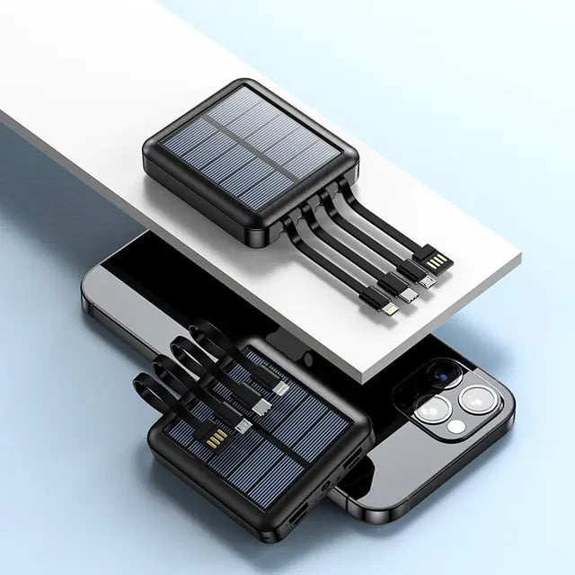 USB Lines Solar Power Bank